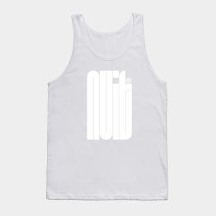 La nuit - Typographic Design Tank Top